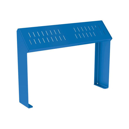 Procity Kube Perch Bench 1.2m (Galvanised Gentian Blue RAL 5010 / Gentian Blue RAL 5010)