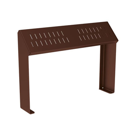 Procity Kube Perch Bench 1.2m (Galvanised Chocolate Brown RAL 8017 / Chocolate Brown RAL 8017)