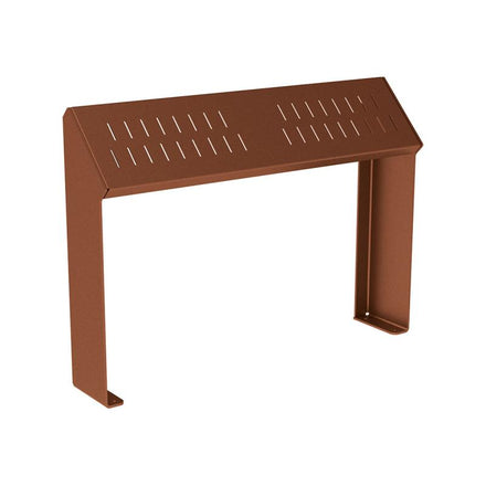 Procity Kube Perch Bench 1.2m (Galvanised Corten Effect / Corten Effect)