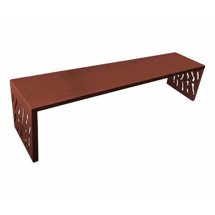 Procity Venice Backless Bench 1.8m (Galvanised Corten Effect / Corten Effect)