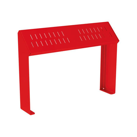 Procity Kube Perch Bench 1.2m (Galvanised Traffic Red RAL 3020 / Traffic Red RAL 3020)