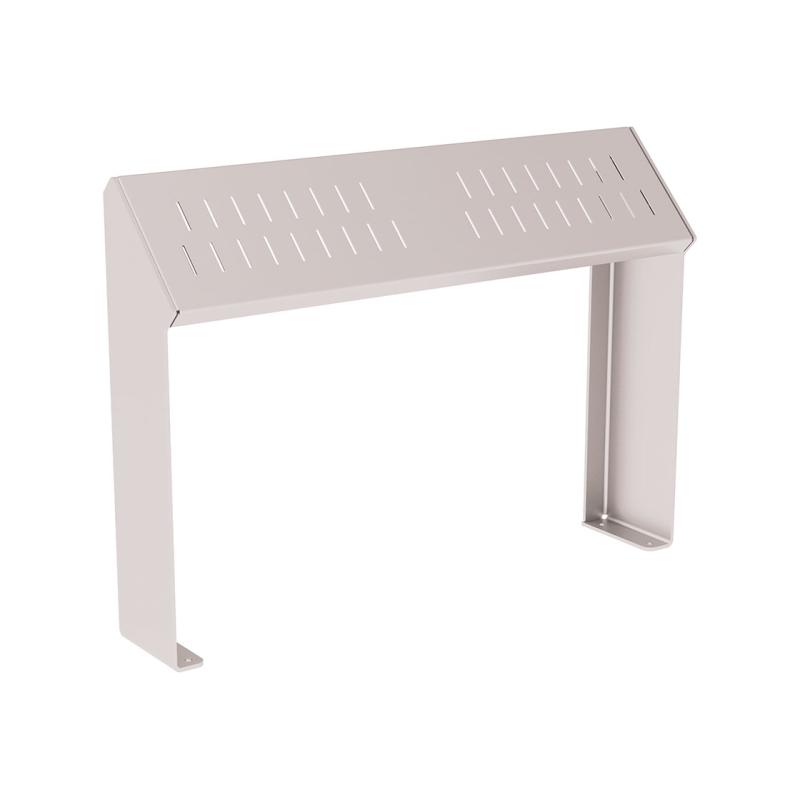 Procity Kube Perch Bench 1.2m (Galvanised Silk Grey RAL 7044 / Silk Grey RAL 7044)