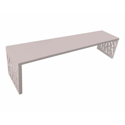 Procity Venice Backless Bench 1.8m (Galvanised Silk Grey RAL 7044 / Silk Grey RAL 7044)