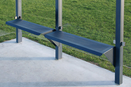 Perch Bench For Procity Conviviale Bus Shelters 1m