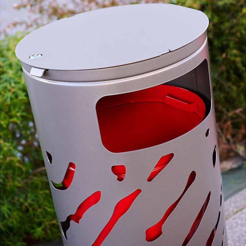 High Capacity Round Procity Venice High Capacity Round Litter Bin – Start Safety UK