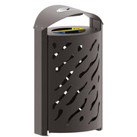 Procity Venice Oval Selective Sort Recycling Bin 2 x 60L