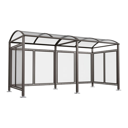 Procity Venue Smoking Shelter (5000mm / Galvanised & Powder Coated Procity Grey)