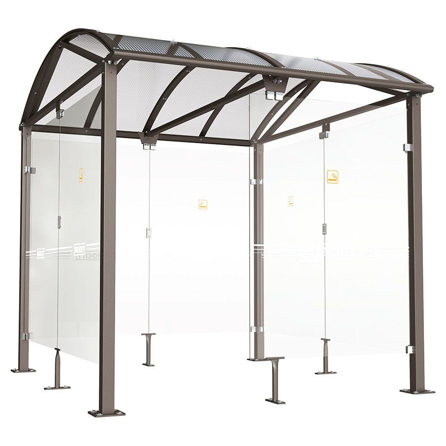 Procity Voute Large Smoking Shelter (2500mm / Galvanised & Powder Coated Procity Grey)