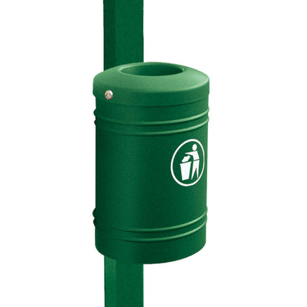 Procity Litter Bin for Walls and Posts 40L