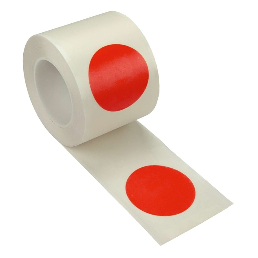 PROline Warehouse & Pallet Zone Markers - Self-Adhesive Stickers - Red
