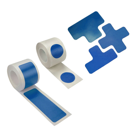 PROline Warehouse & Pallet Zone Markers - Self-Adhesive Stickers - Blue