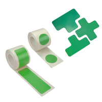 PROline Warehouse & Pallet Zone Markers - Self-Adhesive Stickers - Green