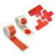 PROline Warehouse & Pallet Zone Markers - Self-Adhesive Stickers - Red