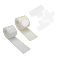 PROline Warehouse & Pallet Zone Markers - Self-Adhesive Stickers - White