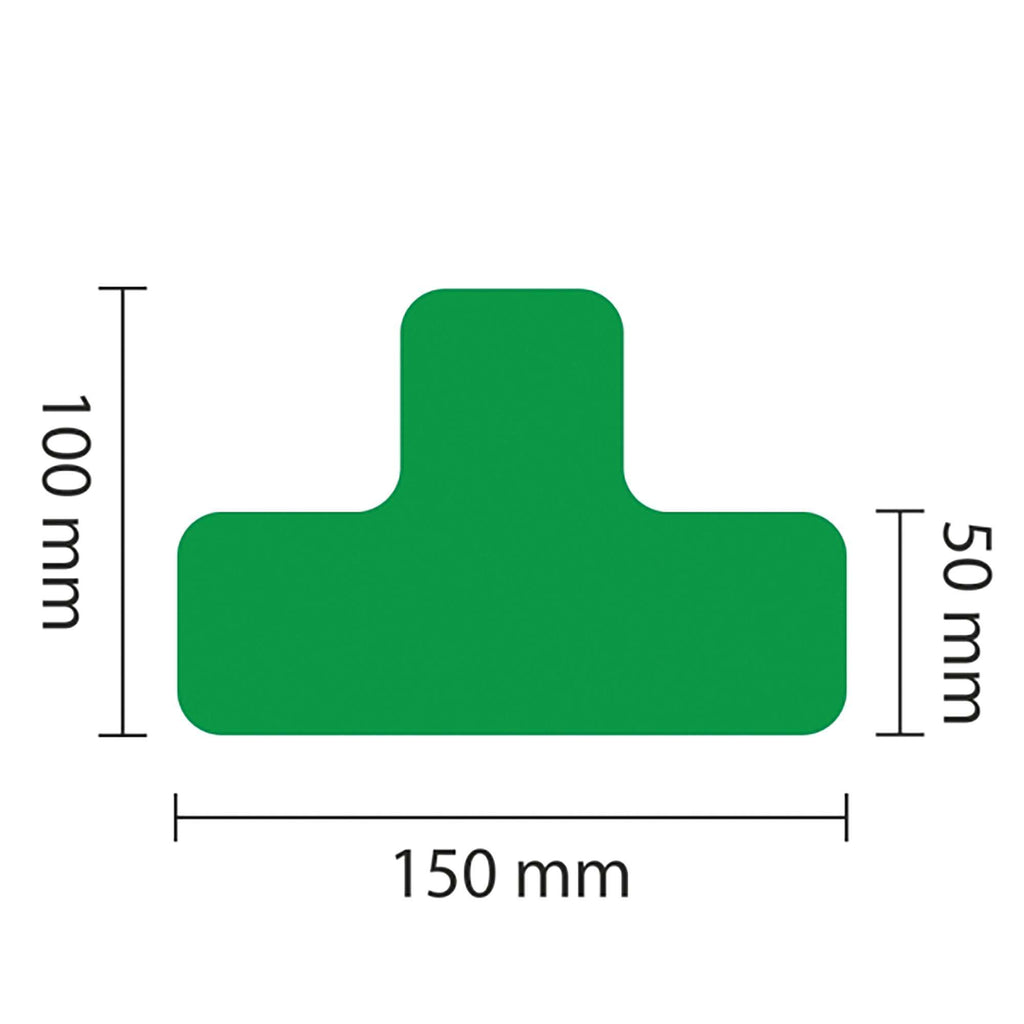 PROline Warehouse & Pallet Zone Markers - Self-Adhesive Stickers - Green