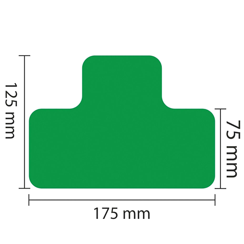 PROline Warehouse & Pallet Zone Markers - Self-Adhesive Stickers - Green