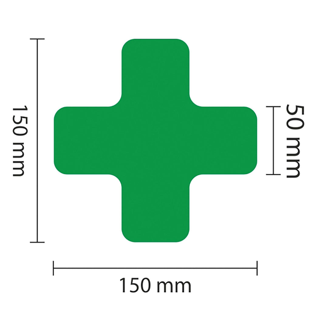 PROline Warehouse & Pallet Zone Markers - Self-Adhesive Stickers - Green