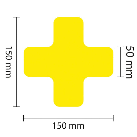 PROline Warehouse & Pallet Zone Markers - Self-Adhesive Stickers - Yellow