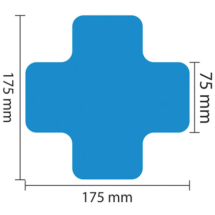 PROline Warehouse & Pallet Zone Markers - Self-Adhesive Stickers - Blue