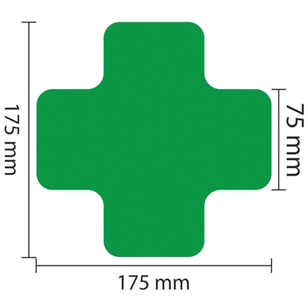 PROline Warehouse & Pallet Zone Markers - Self-Adhesive Stickers - Green