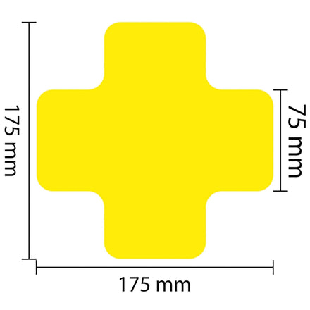 PROline Warehouse & Pallet Zone Markers - Self-Adhesive Stickers - Yellow