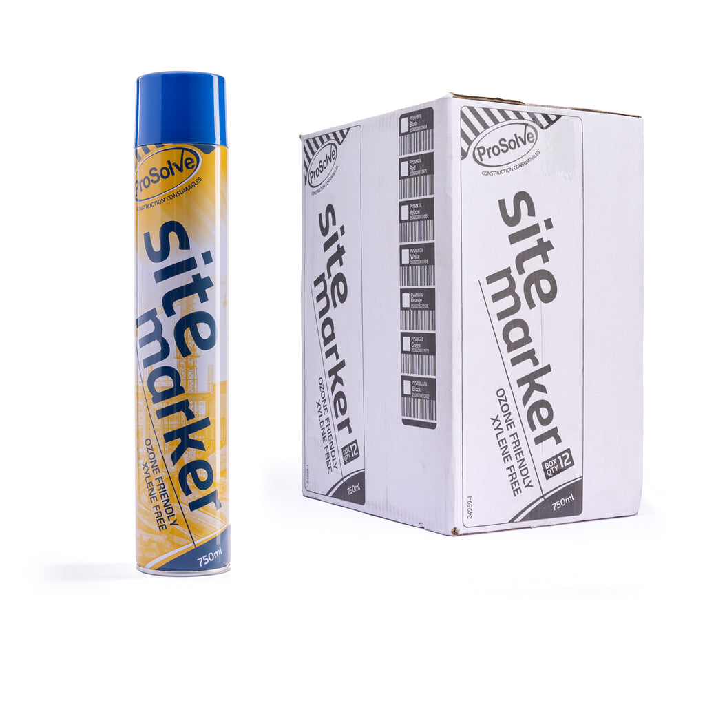 ProSolve Blue SiteMarker Semi-Permanent Marking Paint (Acrylic) 750ml