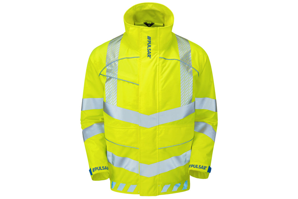 Pulsar Evolution Hi Vis Yellow 3 Layer Bomber Jacket EVO103