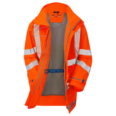 Pulsar Evolution Hi Vis Orange Waterproof Storm Coat EVO250