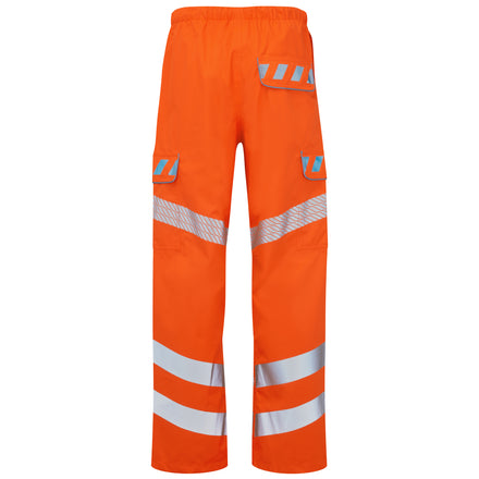 Pulsar Evolution Rail Spec Hi Vis Orange Waterproof Overtrousers EVO251