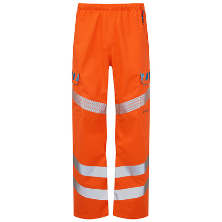 Pulsar Evolution Rail Spec Hi Vis Orange Waterproof Overtrousers EVO251