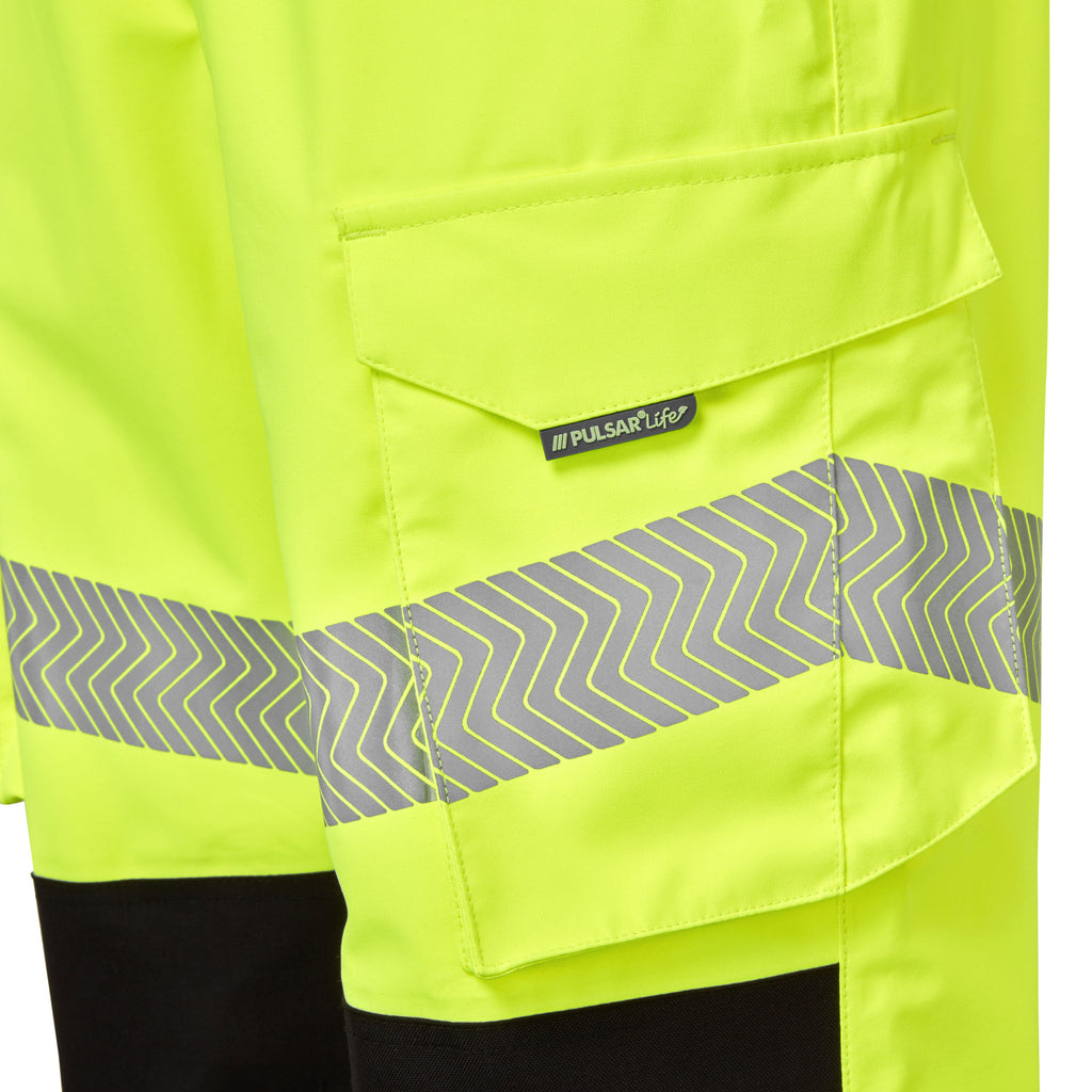 Pulsar Life Hi Vis Yellow Waterproof Overtrouser LFE906