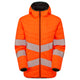 Pulsar Life Ladies Rail Spec Hi Vis Orange Reversible Puffer Jacket LFE963