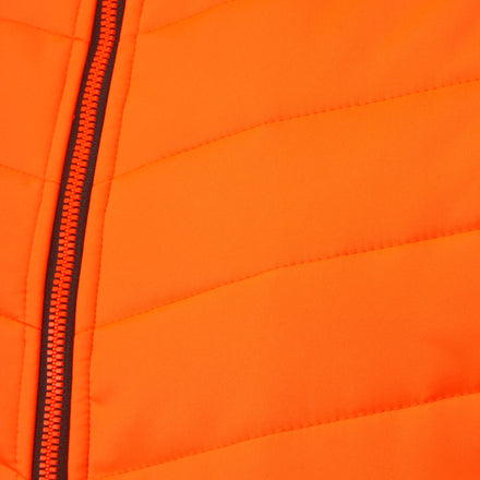 Pulsar Life Mens Rail Spec Hi Vis Orange Reversible Puffer Jacket LFE913