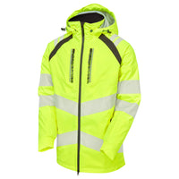 Pulsar Life Mens Hi Vis Yellow Waterproof Insulated Parka Jacket LFE918