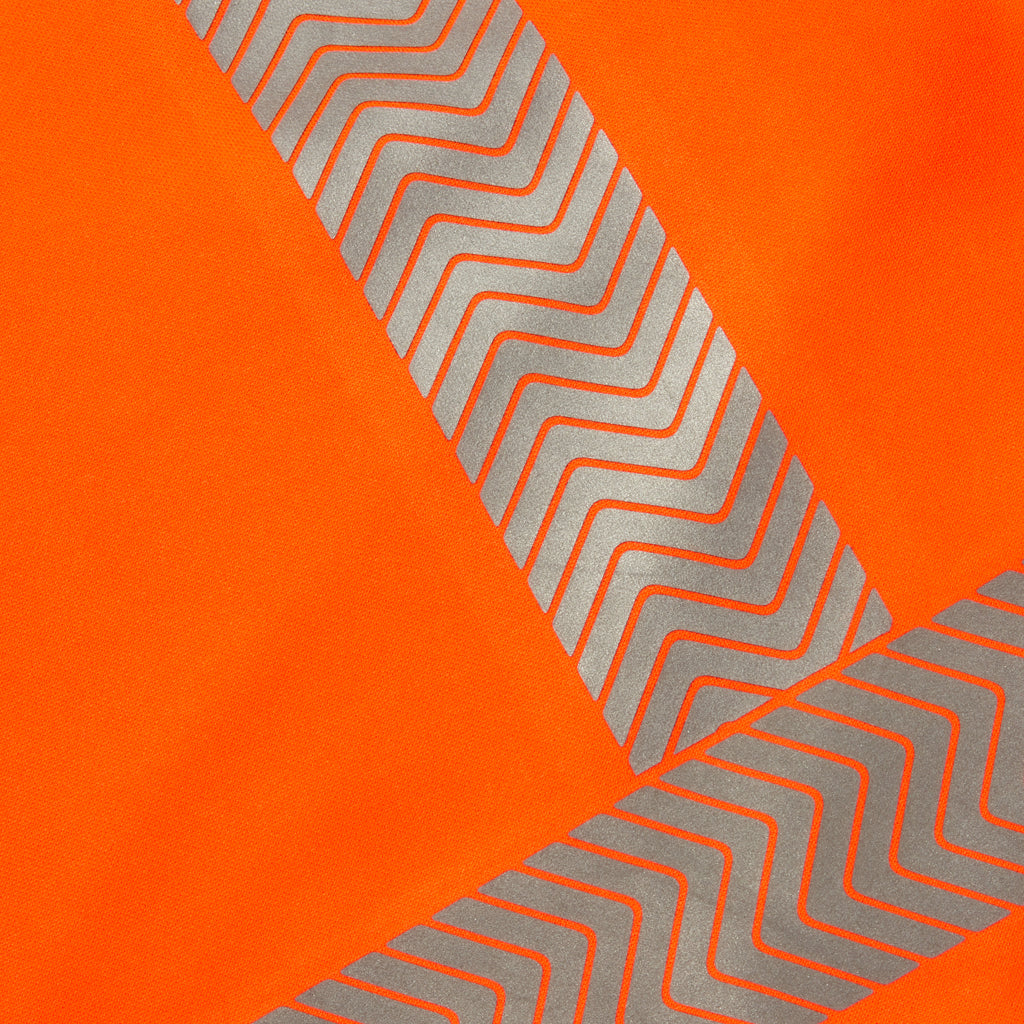 Pulsar Life Mens Rail Spec Hi Vis Orange Short Sleeved Polo Shirt LFE924-NB