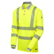 Pulsar Life Mens Hi Vis Yellow Long Sleeved Polo Shirt LFE925-NB