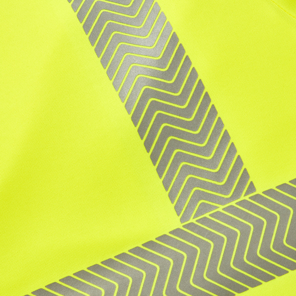 Pulsar Life Mens Hi Vis Yellow Long Sleeved Polo Shirt LFE925-NB