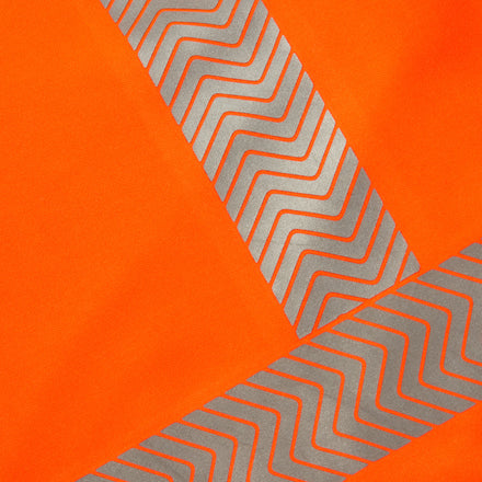 Pulsar Life Mens Rail Spec Hi Vis Orange Long Sleeved Polo Shirt LFE926-NB