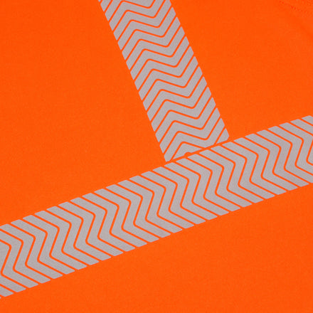 Pulsar Life Men's Hi-Vis Orange T-Shirt Short-Sleeved LFE934