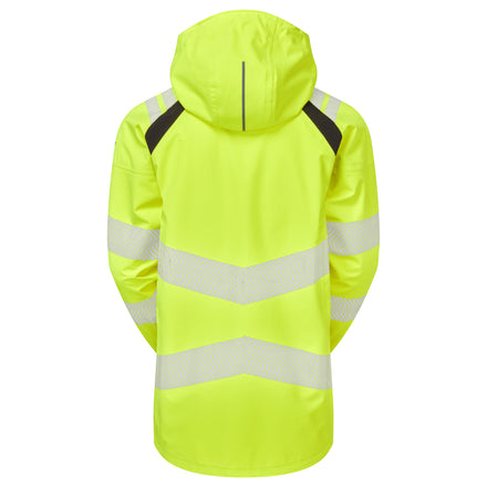 Pulsar Life Mens Hi Vis Yellow Waterproof Shell Jacket LFE909