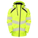 Pulsar Life Ladies Hi Vis Yellow Waterproof Shell Jacket LFE959