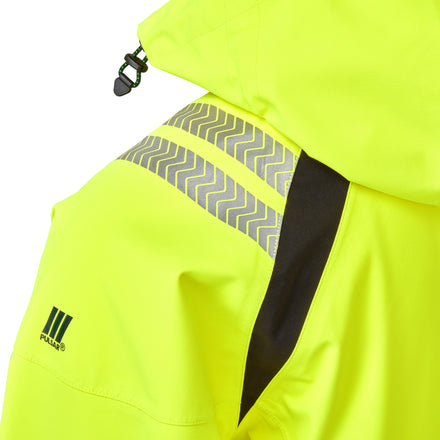 Pulsar Life Mens Hi Vis Yellow Waterproof Shell Jacket LFE909