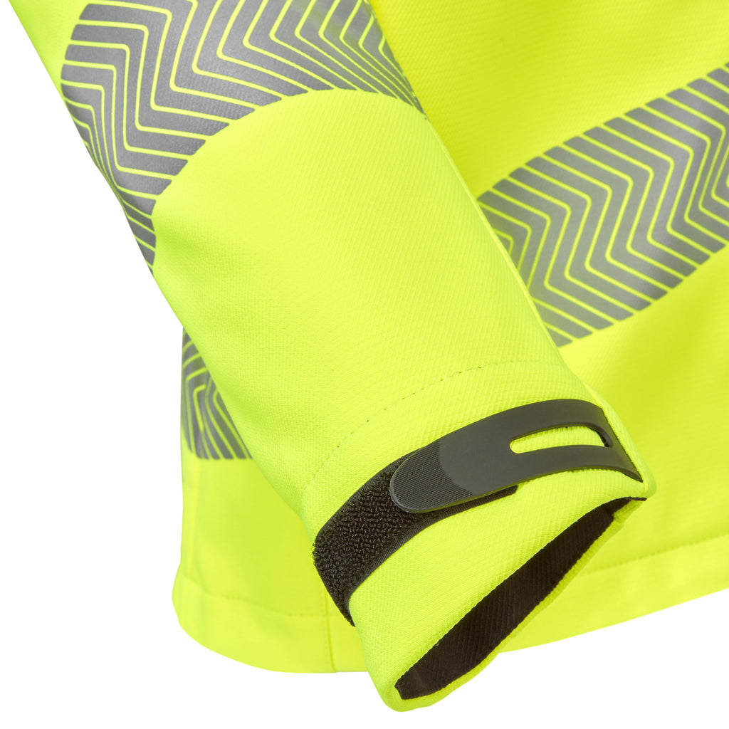 Pulsar Life Mens Hi Vis Yellow Softshell Jacket LLFE915