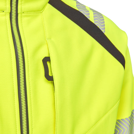 Pulsar Life Mens Hi Vis Yellow Softshell Jacket LLFE915