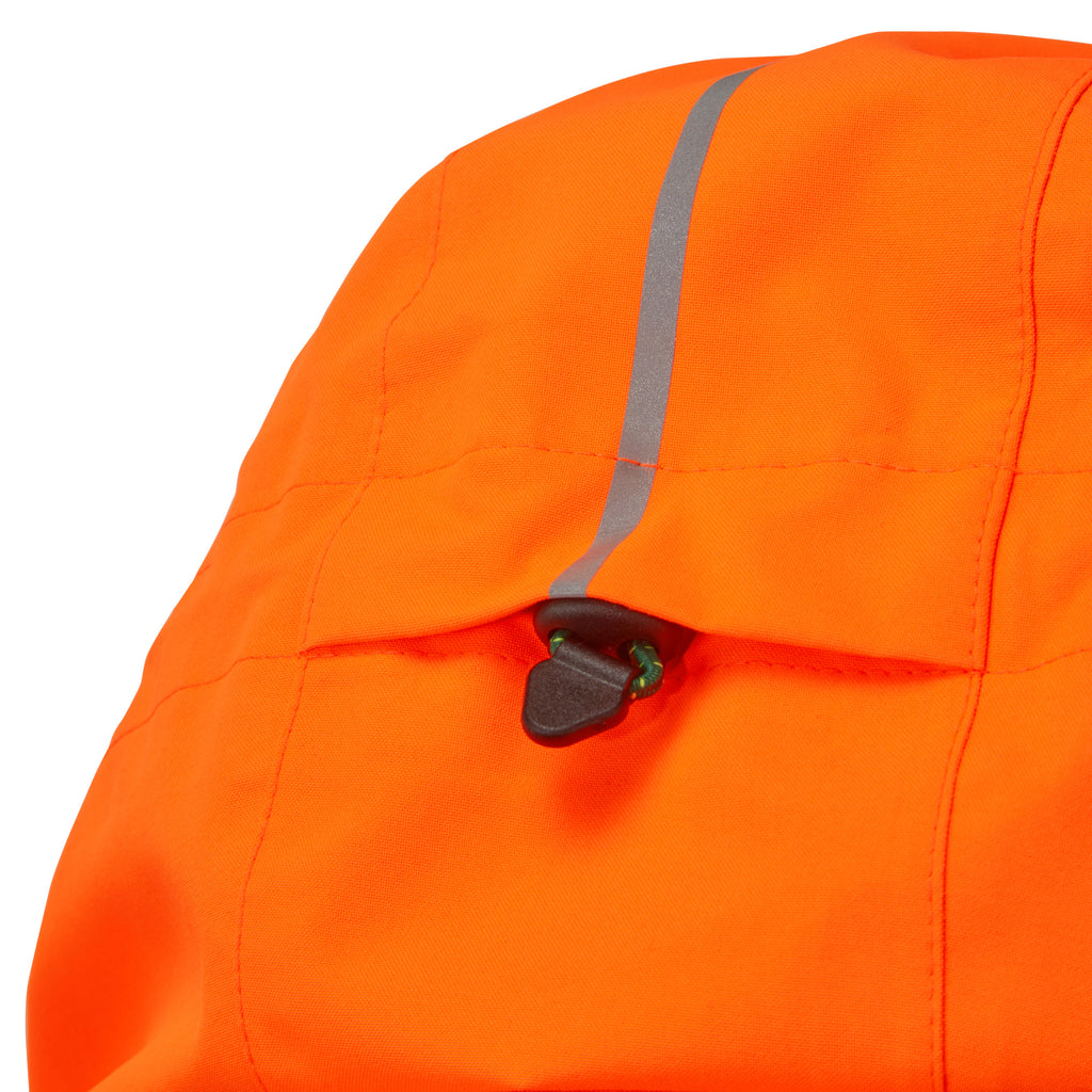 Pulsar Life Mens Rail Spec Hi Vis Orange Waterproof Shell Jacket LFE910