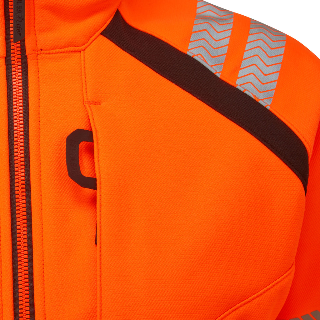 Pulsar Life Mens Rail Spec Hi Vis Orange Softshell Jacket LLFE916