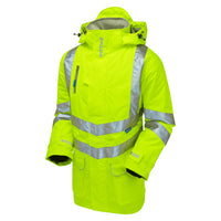 Pulsar Protect Hi Vis Yellow Waterproof Padded Storm Coat P187