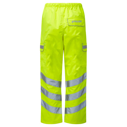 Pulsar Protect Hi Vis Yellow Waterproof Overtrousers P206TRS