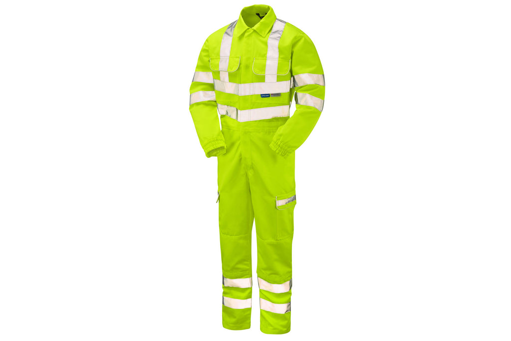 Pulsar Protect Hi Vis Yellow Coverall P349