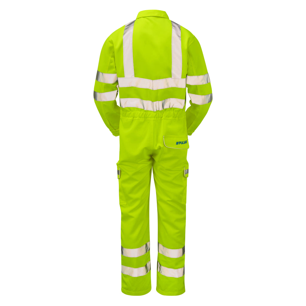 Pulsar Protect Hi Vis Yellow Coverall P349